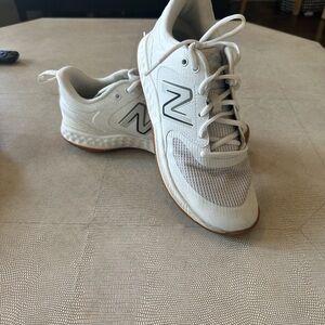 New Balance White Athletic Shoes